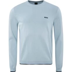 HUGO BOSS Pullover Rallo, Hellblau
