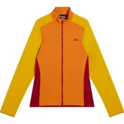 J.Lindeberg J. LINDEBERG Jacke Melker Mesh, Orange/gelb/rot