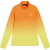J.Lindeberg J. LINDEBERG Layer Luis Half-Zip Mid, Orange/gelb