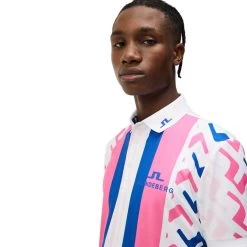J.Lindeberg J. LINDEBERG Polo Special Tour Tech Print, Pink/blau/silber -Professioneller Golfshop j lindeberg polo special tour tech print pinkblausilber pink 5051383 3dIjzZj9u7irVk 1280x1280