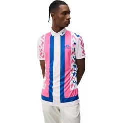 J.Lindeberg J. LINDEBERG Polo Special Tour Tech Print, Pink/blau/silber -Professioneller Golfshop j lindeberg polo special tour tech print pinkblausilber pink 5051383 4h3rqtjFN3ROEz 1280x1280