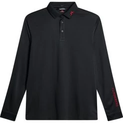 J.Lindeberg J. LINDEBERG Polo Tour Tech, Langarm, Schwarz
