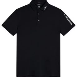J.Lindeberg J. LINDEBERG Polo Tour Tech Slim Fit, Schwarz