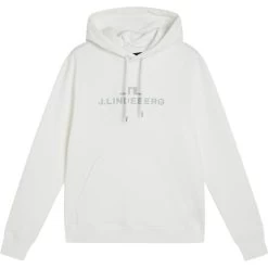 J.Lindeberg J. LINDEBERG Pullover Alpha Hood, Weiß/grau