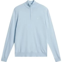 J.Lindeberg J. LINDEBERG Pullover Kian Zipped, Hellblau