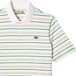 LACOSTE Polo, Weiß/grün/beige -Professioneller Golfshop lacoste polo weissgruenbeige weiss 5038862 5gALv8plYmoErm 1280x1280