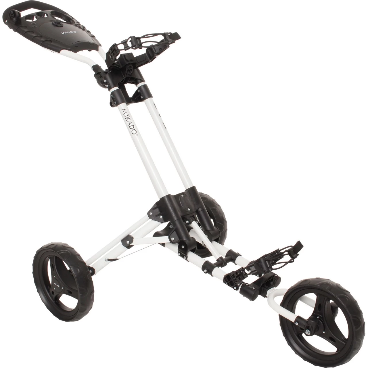 Mikado Golftrolley Fastfold EAZ, Weiß/schwarz 1 Mikado Golftrolley Fastfold EAZ, Weiß/schwarz