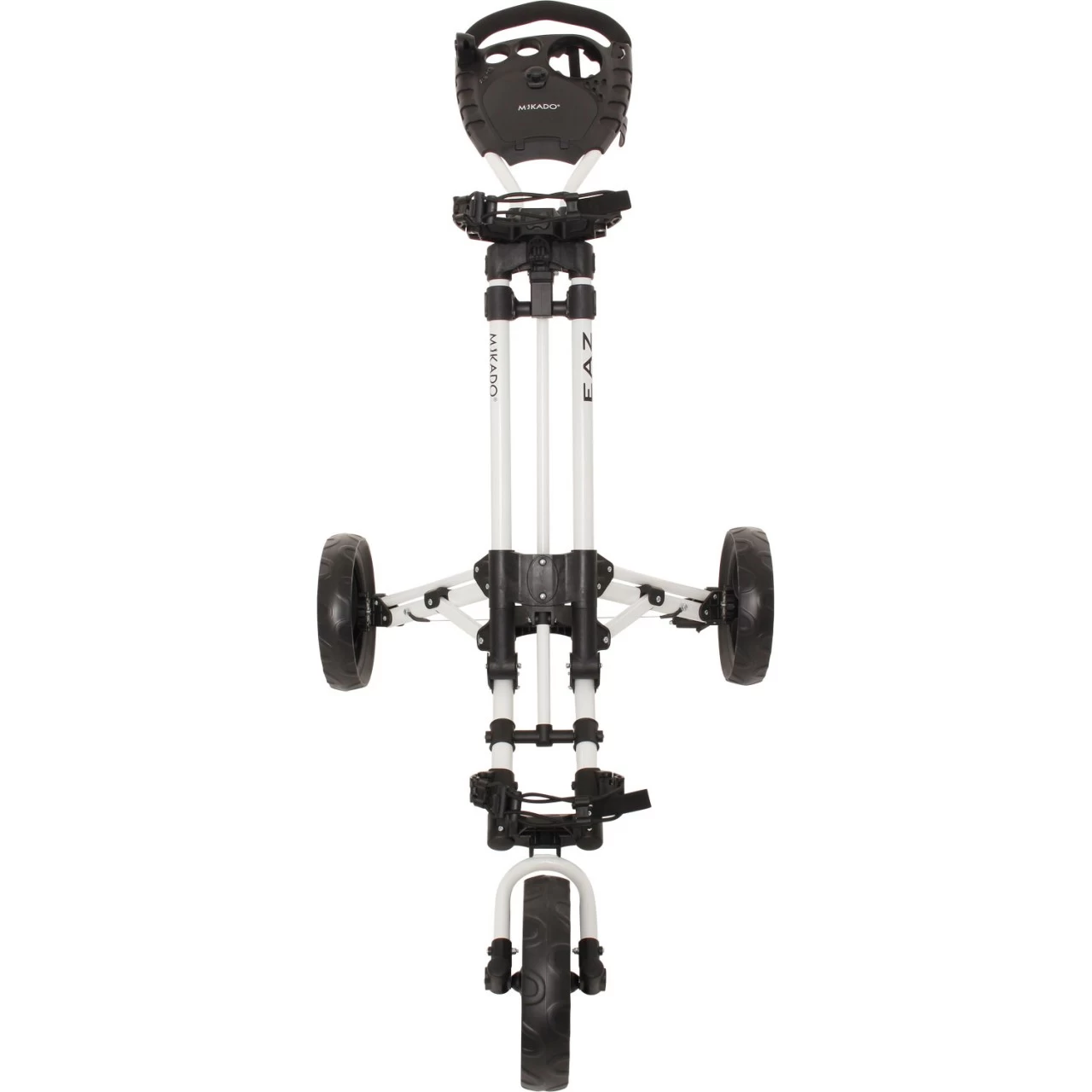 Mikado Golftrolley Fastfold EAZ, Weiß/schwarz 2 Mikado Golftrolley Fastfold EAZ, Weiß/schwarz – Bild 2