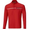 Mizuno Layer Breeze T-Stripe 1/4-Zip, Rot