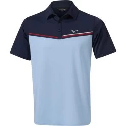 Mizuno Polo Elite Bloc, Hellblau/navy