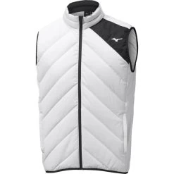 Mizuno Weste Breath Thermo Move Down, Hellgrau