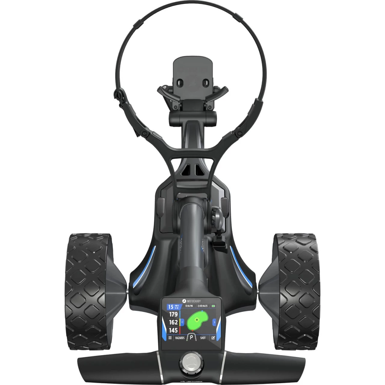 Motocaddy Elektrotrolley M5 GPS DHC Lithium 2022, Anthrazit 3 Motocaddy Elektrotrolley M5 GPS DHC Lithium 2022, Anthrazit – Bild 3