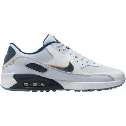 Nike Golf Golfschuhe Air Max 90 G NRG, Silber/weiß