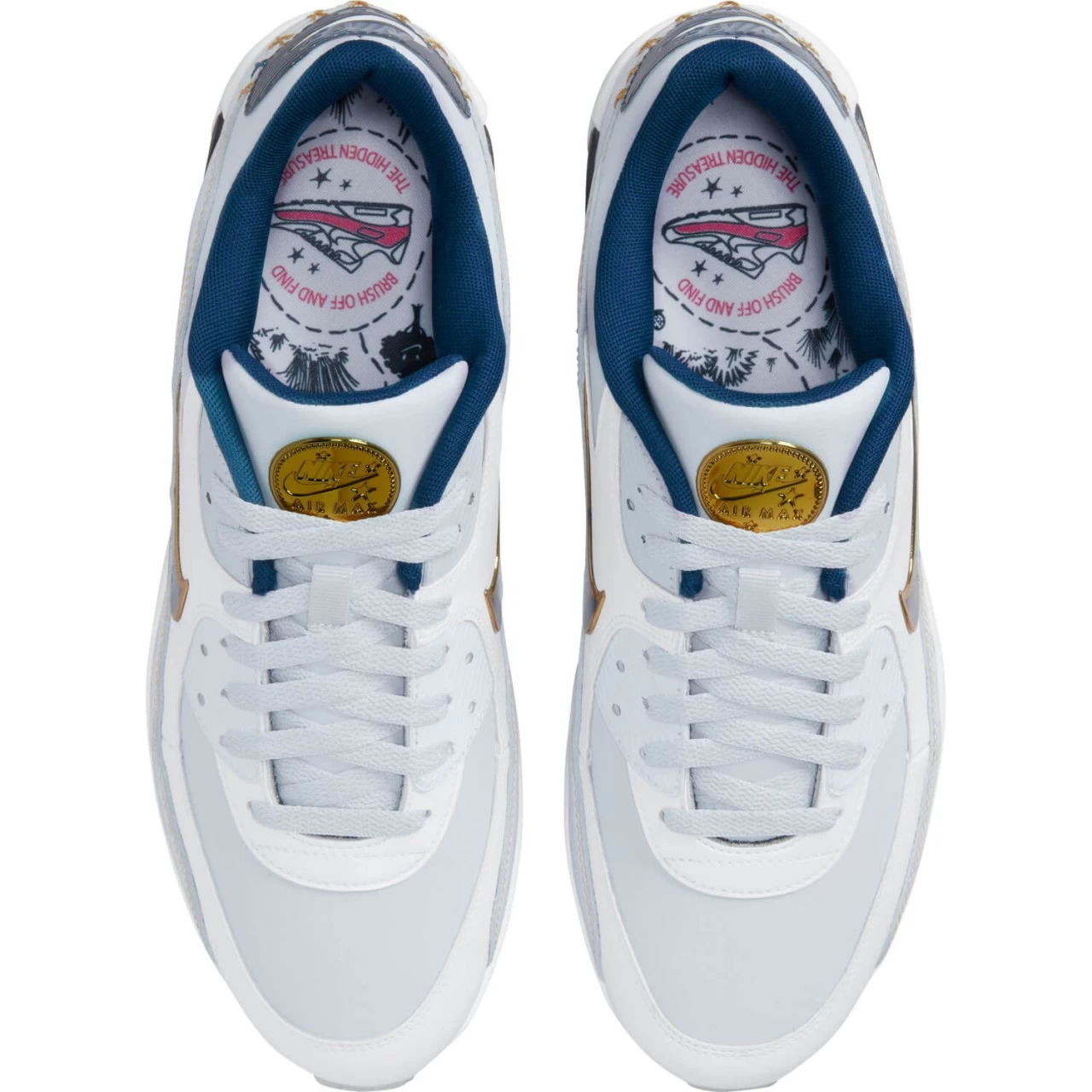 Nike Golf Golfschuhe Air Max 90 G NRG, Silber/weiß 4 Nike Golf Golfschuhe Air Max 90 G NRG, Silber/weiß – Bild 4