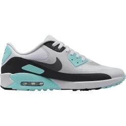 Nike Golf Golfschuhe Air Max 90 G, Weiß/blau/grau