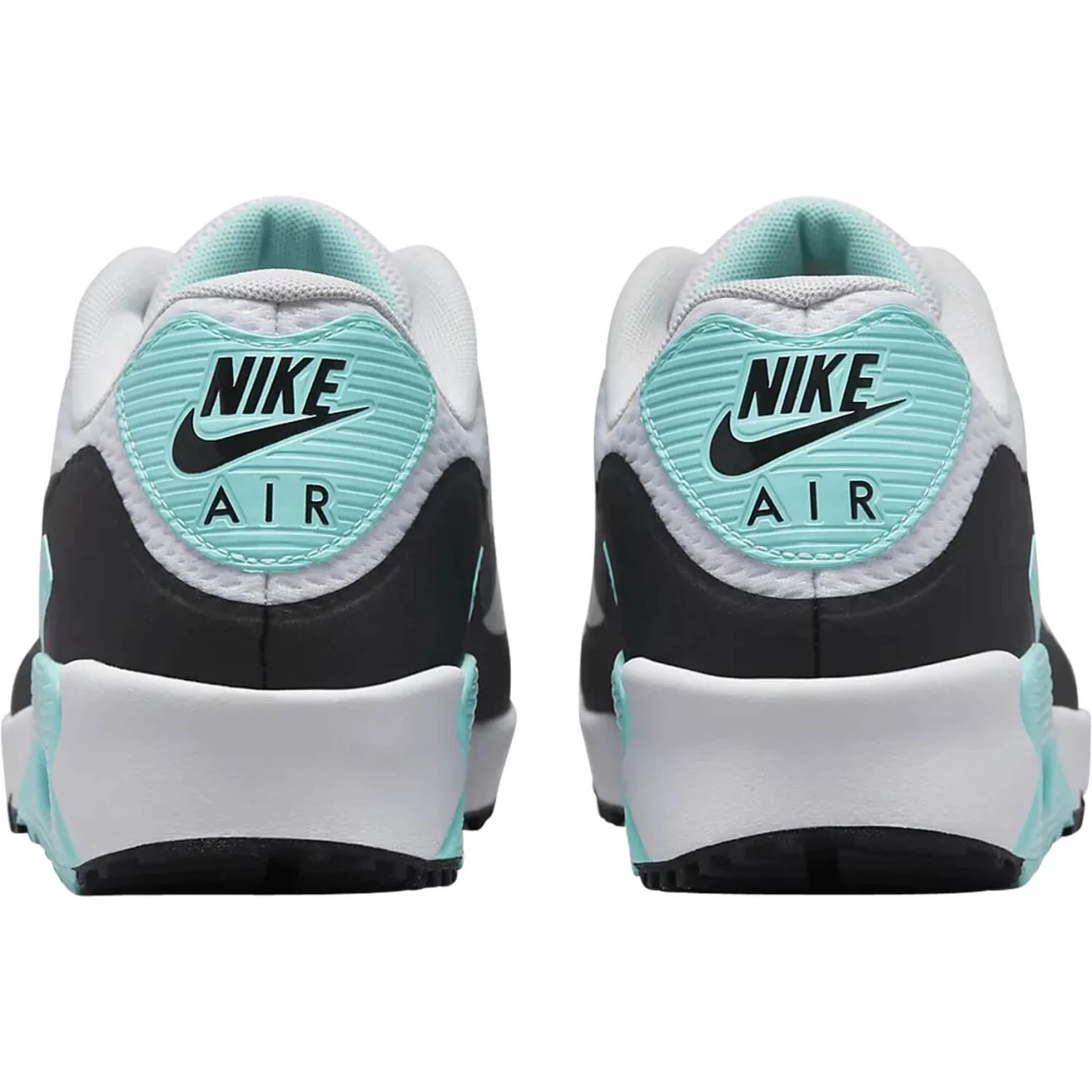 Nike Golf Golfschuhe Air Max 90 G, Weiß/blau/grau 5 Nike Golf Golfschuhe Air Max 90 G, Weiß/blau/grau – Bild 5