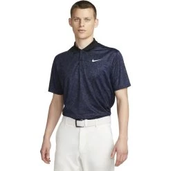 Nike Golf Polo Dri-FIT Victory Micro, Navy/schwarz