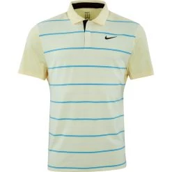 Nike Golf Polo Tiger Woods Dri-FIT, Gelb/weiß/blau