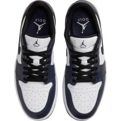 Nike Golf Schuhe Air Jordan 1 Low G, Weiß/schwarz/navy -Professioneller Golfshop nike golf schuhe air jordan 1 low g weissschwarznavy weiss 5020055 4kBwDVTf1dXg4m 1280x1280