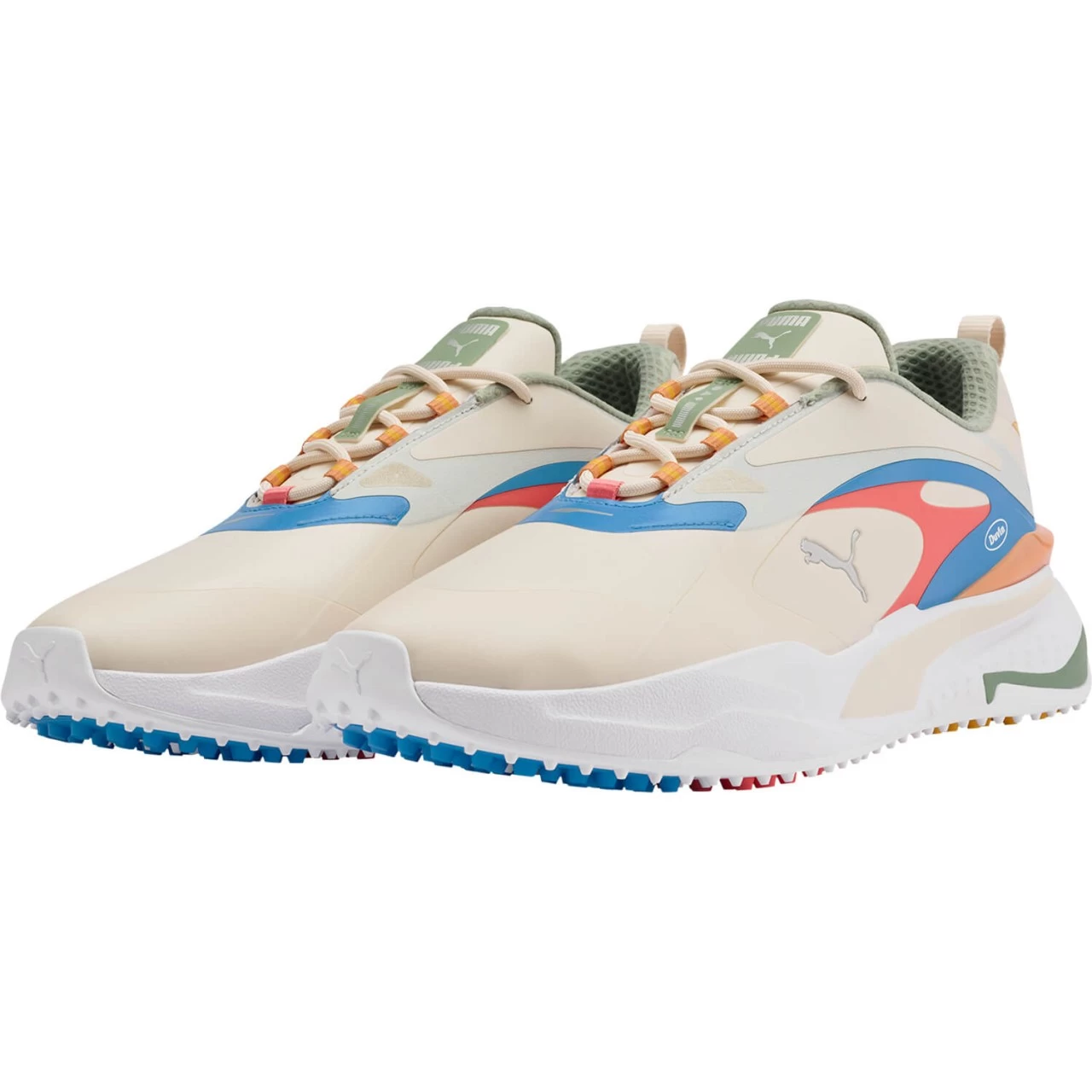 Puma Golfschuhe Duvin GS-FAST, Beige/hellblau 3 Puma Golfschuhe Duvin GS-FAST, Beige/hellblau – Bild 3