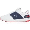 Puma Golfschuhe Ignite Elevate Disc, Weiß/navy/rot