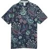 Puma Polo Liberty Paisley, Navy/grün