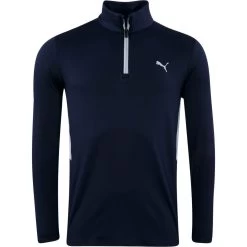 Puma Pullover Vista, 1/4-Zip, Navy