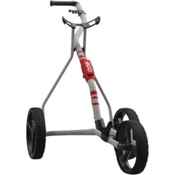 Score Industries Wishbone One Megalight Golftrolley, Weiß/rot