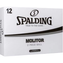 Spalding Molitor Golfbälle - 12er Pack, Weiß