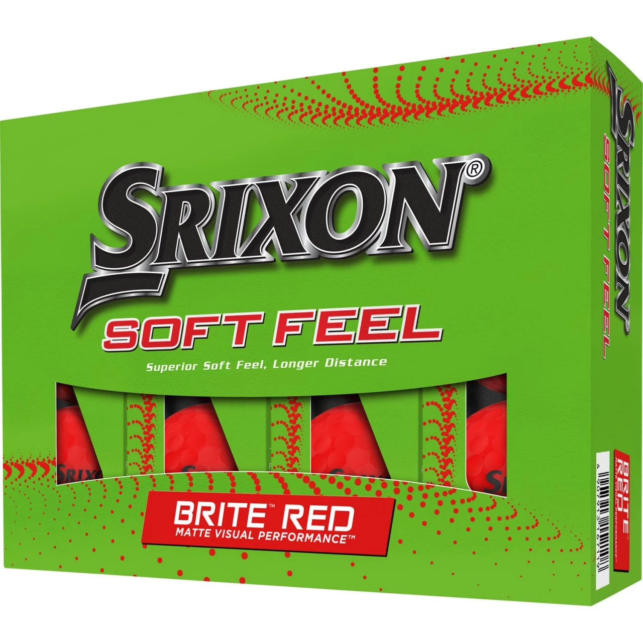 Srixon Golfball Soft Feel Brite - 12er Pack, Rot 1 Srixon Golfball Soft Feel Brite - 12er Pack, Rot