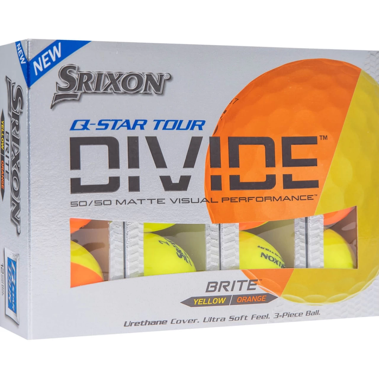 Srixon Q-Star Divide Golfbälle - 12er Pack, Gelb/orange 1 Srixon Q-Star Divide Golfbälle - 12er Pack, Gelb/orange