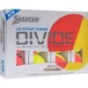 Srixon Q-Star Divide Golfbälle - 12er Pack, Gelb/rot