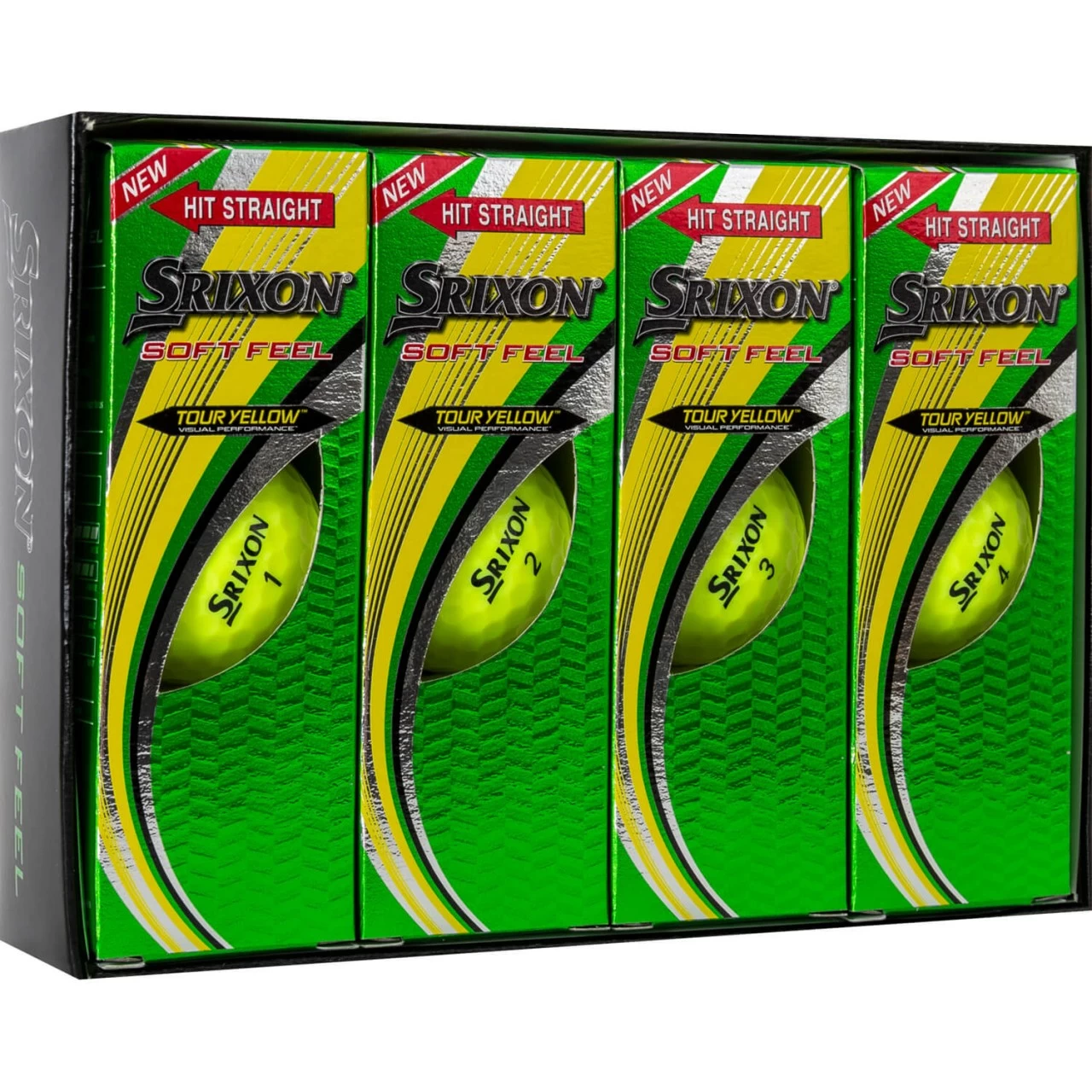 Srixon Soft Feel Herren Golfbälle 2021 - 12er Pack, Gelb 2 Srixon Soft Feel Herren Golfbälle 2021 - 12er Pack, Gelb – Bild 2