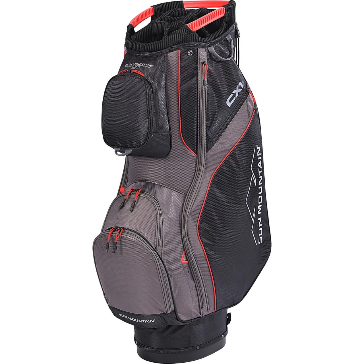 Sun Mountain Cartbag CX1 14way, Schwarz/grau/rot 1 Sun Mountain Cartbag CX1 14way, Schwarz/grau/rot