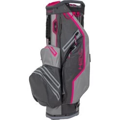 Professioneller Golfshop 40 Sun Mountain Cartbag H2NO Light, Grau/pink