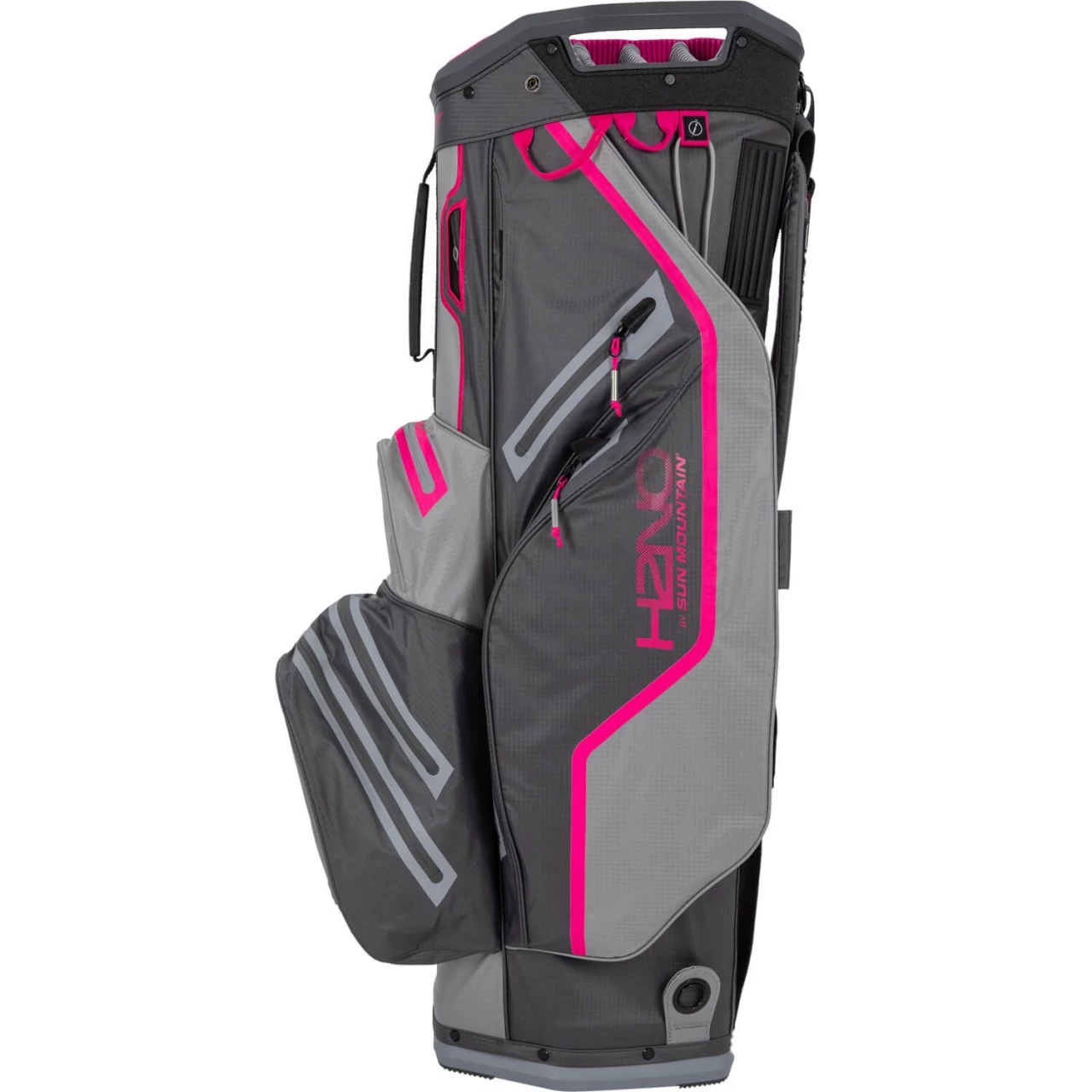 Sun Mountain Cartbag H2NO Light, Grau/pink 2 Sun Mountain Cartbag H2NO Light, Grau/pink – Bild 2
