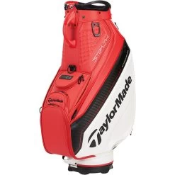 Professioneller Golfshop 36 TaylorMade Cartbag Tour, Rot/schwarz