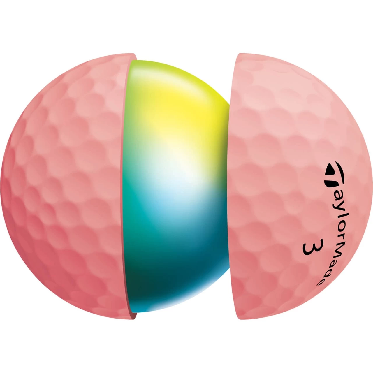 TaylorMade Kalea Golfbälle - 12er Pack, Aprikot 5 TaylorMade Kalea Golfbälle - 12er Pack, Aprikot – Bild 5