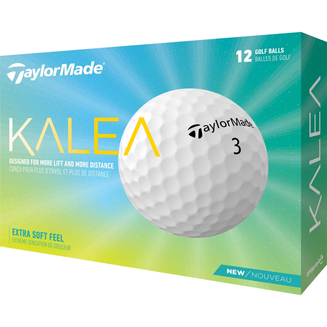 TaylorMade Kalea Golfbälle - 12er Pack, Weiß 1 TaylorMade Kalea Golfbälle - 12er Pack, Weiß