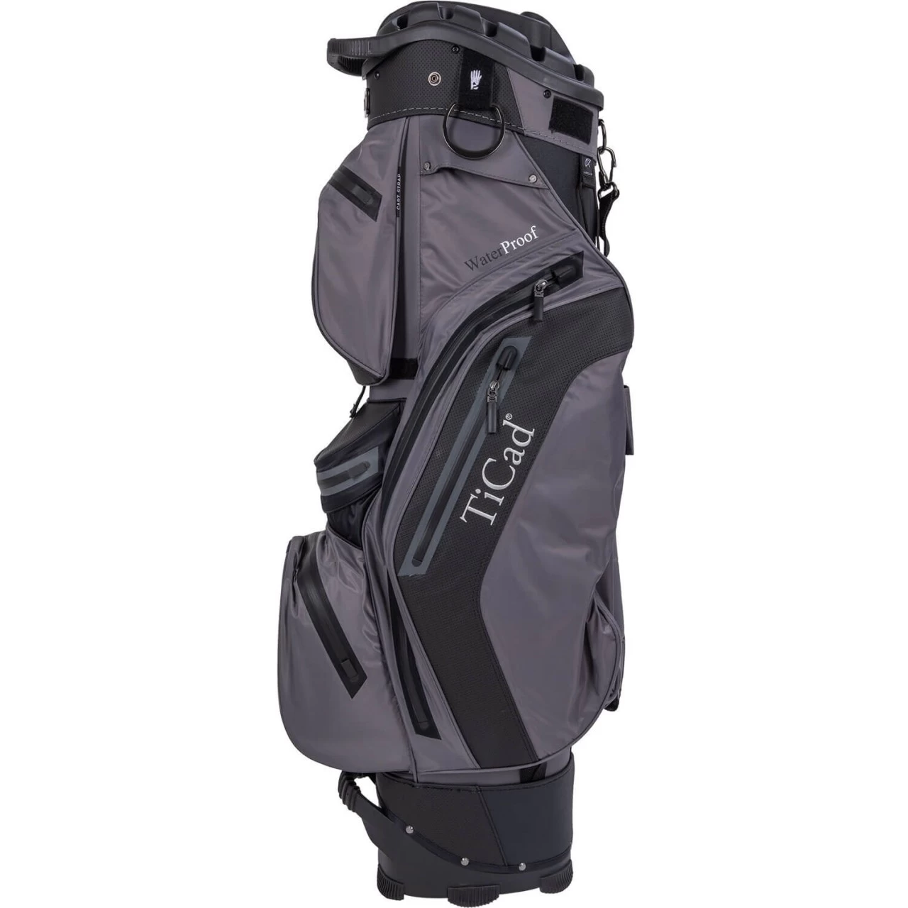 TiCad Cartbag QO14 Premium Waterproof, Grau/schwarz 2 TiCad Cartbag QO14 Premium Waterproof, Grau/schwarz – Bild 2