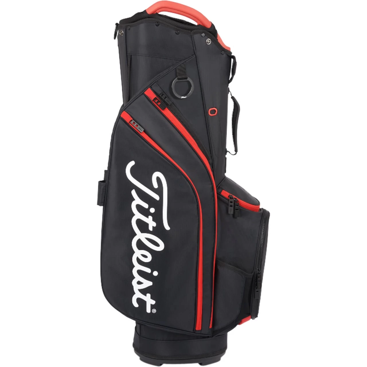 Titleist Cart 14 Cartbag, Schwarz/rot 2 Titleist Cart 14 Cartbag, Schwarz/rot – Bild 2