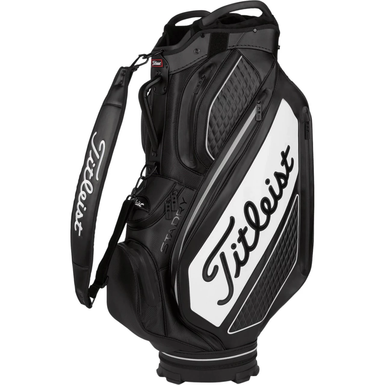 Titleist Cartbag Premium StaDry Tour Collection, Schwarz/weiß 1 Titleist Cartbag Premium StaDry Tour Collection, Schwarz/weiß