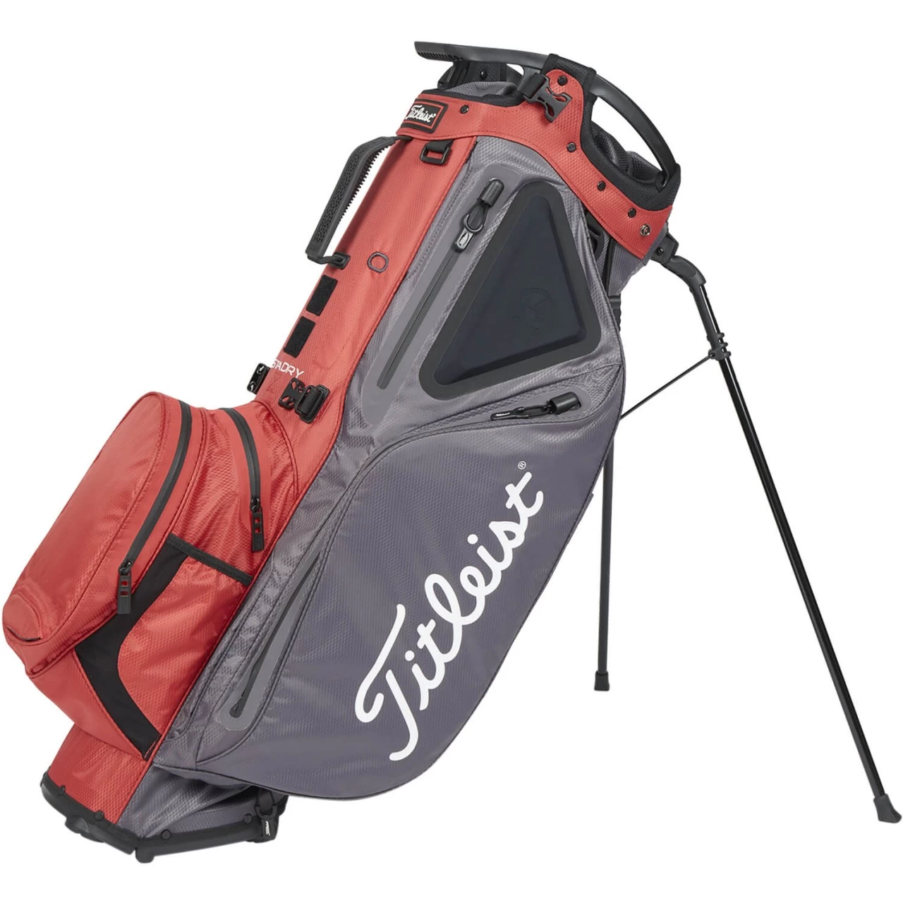 Titleist Standbag Hybrid 14 StaDry, Rot/grau 1 Titleist Standbag Hybrid 14 StaDry, Rot/grau