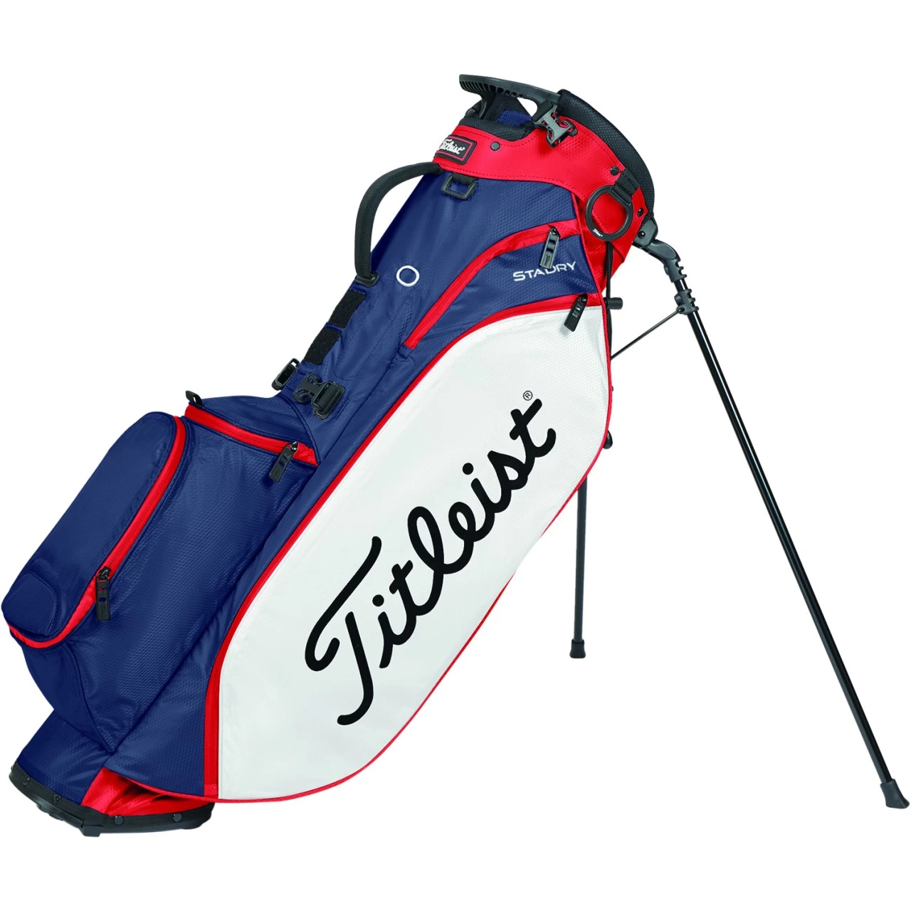 Titleist Standbag Players 4 StaDry™, Navy/weiß/rot 1 Titleist Standbag Players 4 StaDry™, Navy/weiß/rot