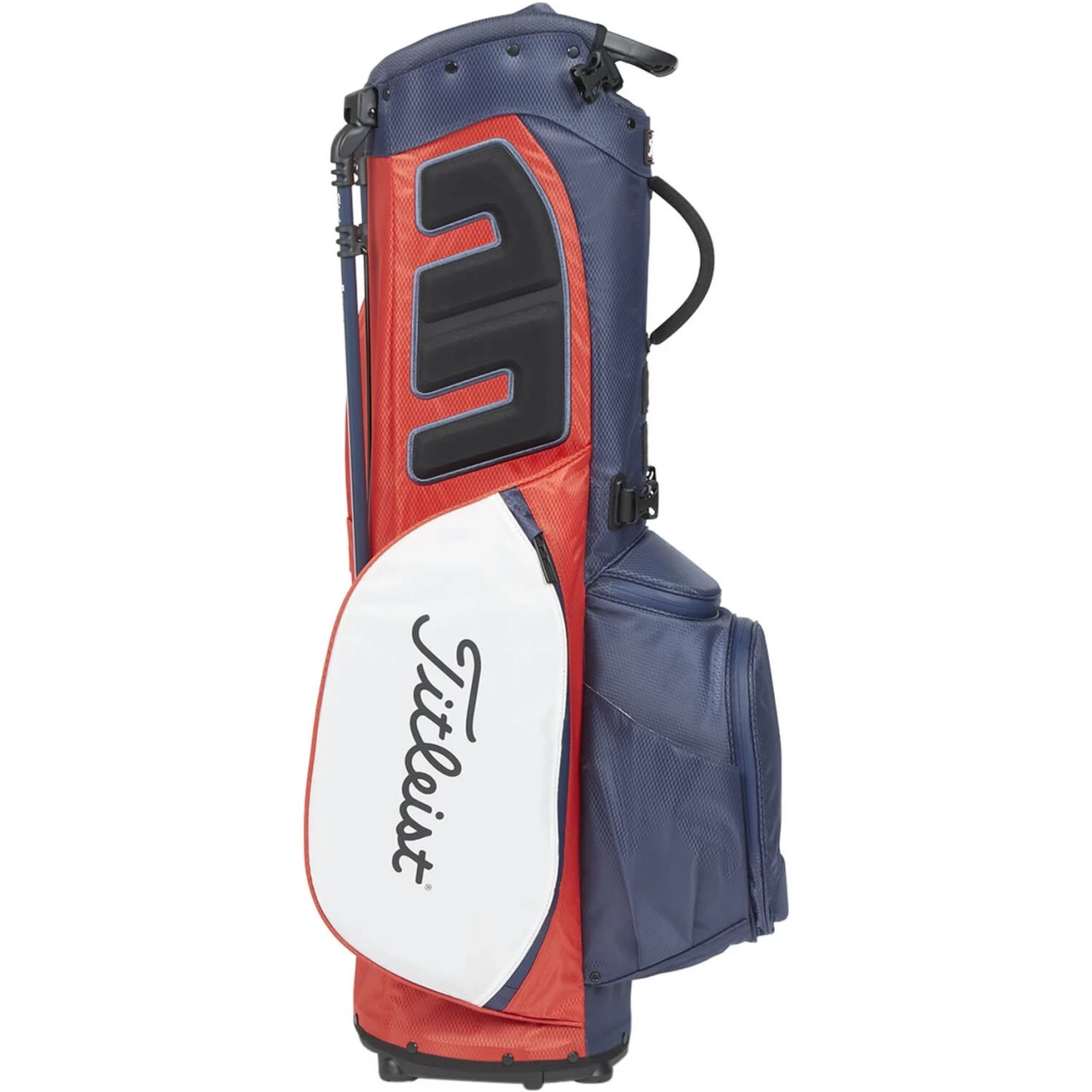 Titleist Standbag Players 5 StaDry, Navy/rot/weiß 2 Titleist Standbag Players 5 StaDry, Navy/rot/weiß – Bild 2