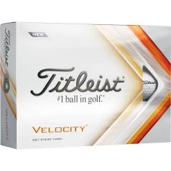 Titleist Velocity 2022 Golfbälle - 12er Pack, Weiß