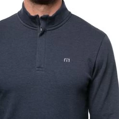 TRAVISMATHEW Layer Cloud Quarter Zip 2.0, Blaugrau -Professioneller Golfshop travismathew layer cloud quarter zip 20 blaugrau blau 5062365 6LDrhkgSMcqZmW 1280x1280