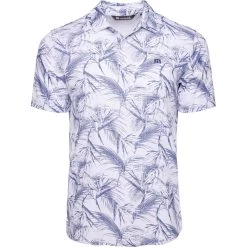 TRAVISMATHEW Polo Around The Bay, Weiß/gemustert