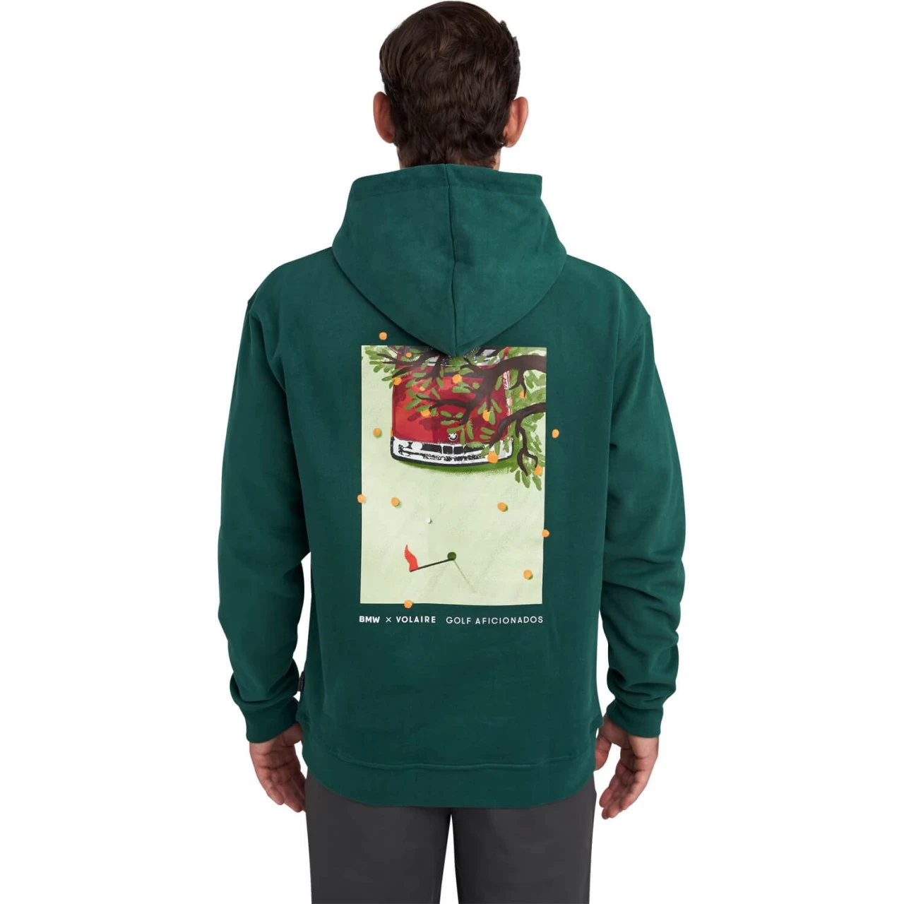 VOLAIRE Hoodie BMW X Volaire, Dunkelgrün 3 VOLAIRE Hoodie BMW X Volaire, Dunkelgrün – Bild 3