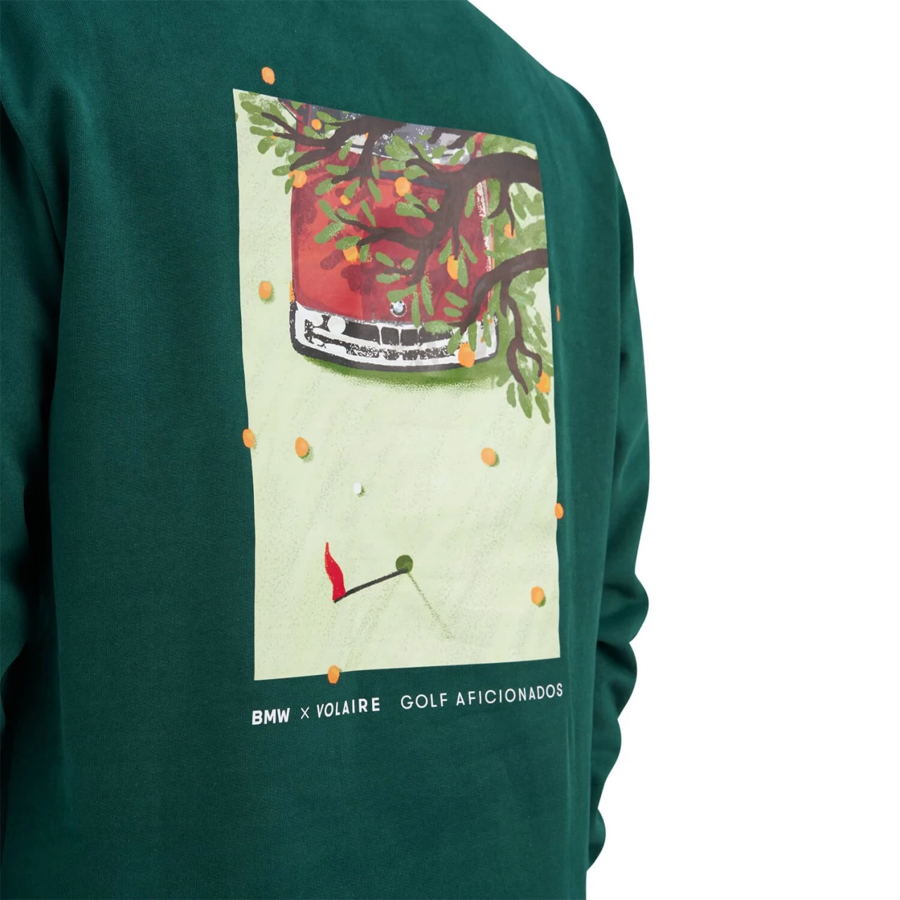 VOLAIRE Hoodie BMW X Volaire, Dunkelgrün 5 VOLAIRE Hoodie BMW X Volaire, Dunkelgrün – Bild 5